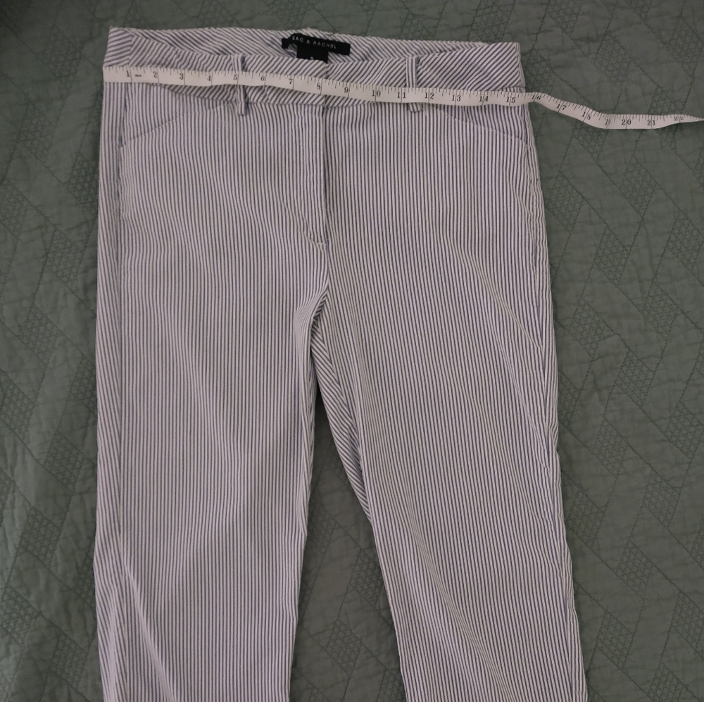 Zac & Rachel pinstripe dressy capris